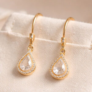 Dainty Gold Drop Earrings